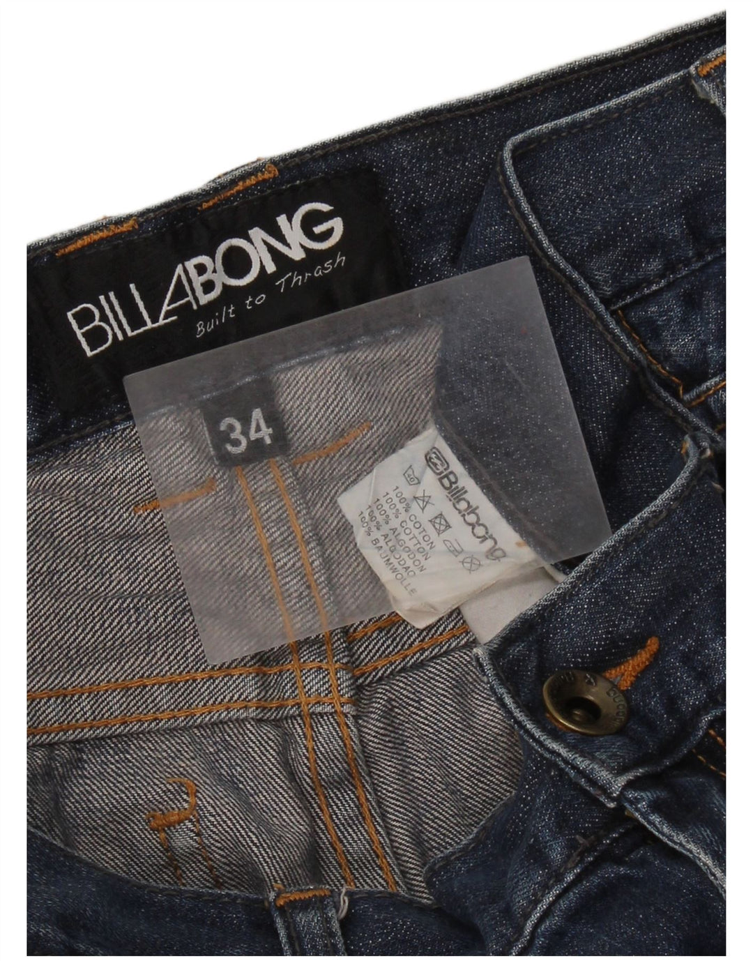 Męskie jeansy Bootcut Billabong W34 L31 Niebieskie bawełniane