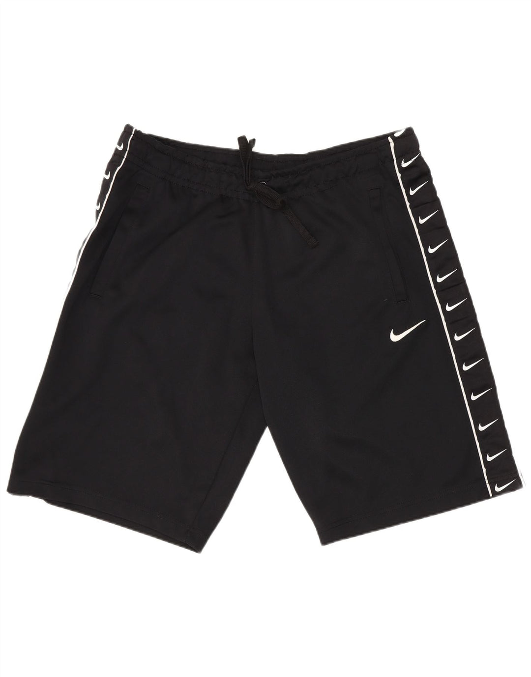 Męskie spodenki sportowe Nike z grafiką, duże, czarne, poliestrowe