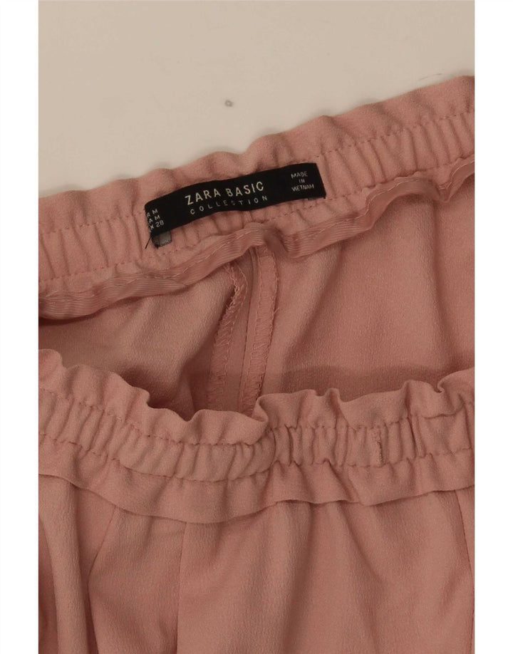 Spodnie damskie Zara Slim Chino, średnie W28 L28, różowe