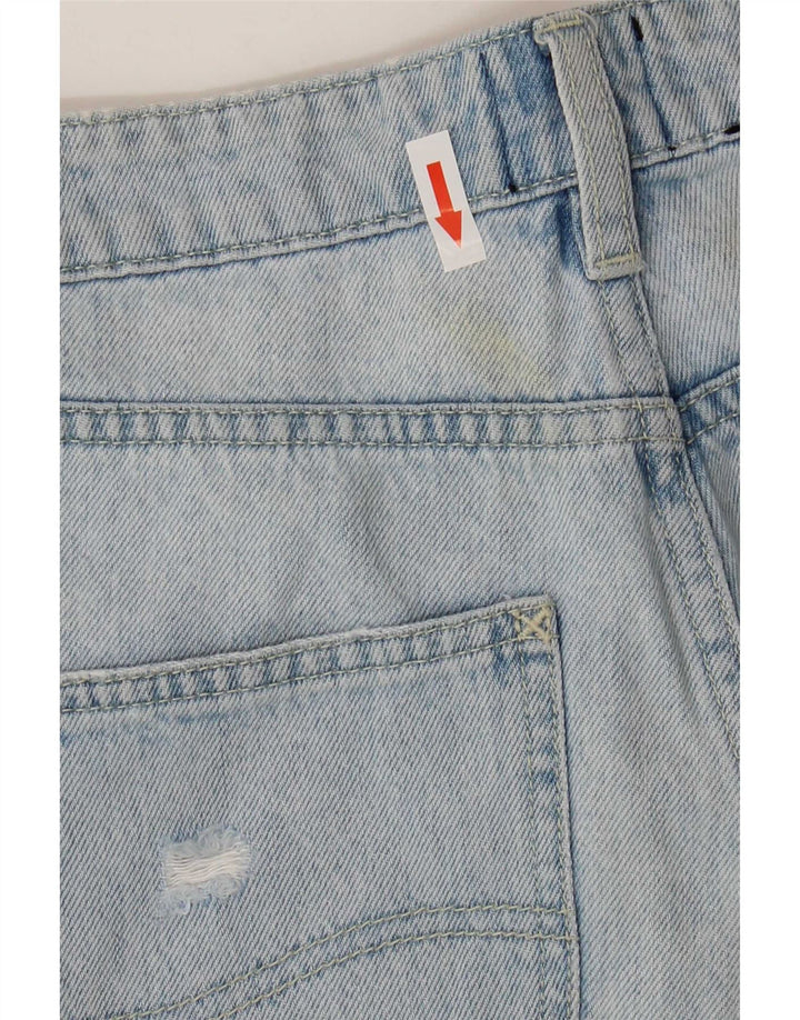 Damskie jeansy Lee High-Moms w trudnej sytuacji, zwężane US 8 Medium W26 L27 Niebieskie