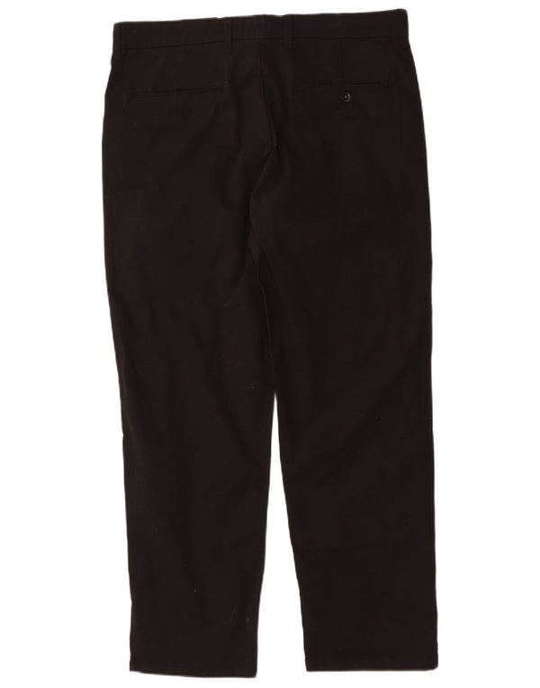 Męskie spodnie chino o luźnym kroju Marks & Spencer W36 L29, czarne, bawełniane