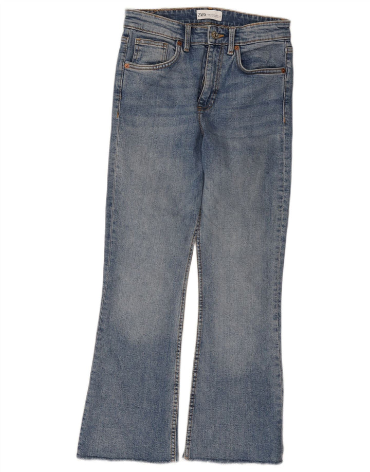 Jeansy damskie Bootcut Zara EU 38 Small W28 L26 Niebieskie