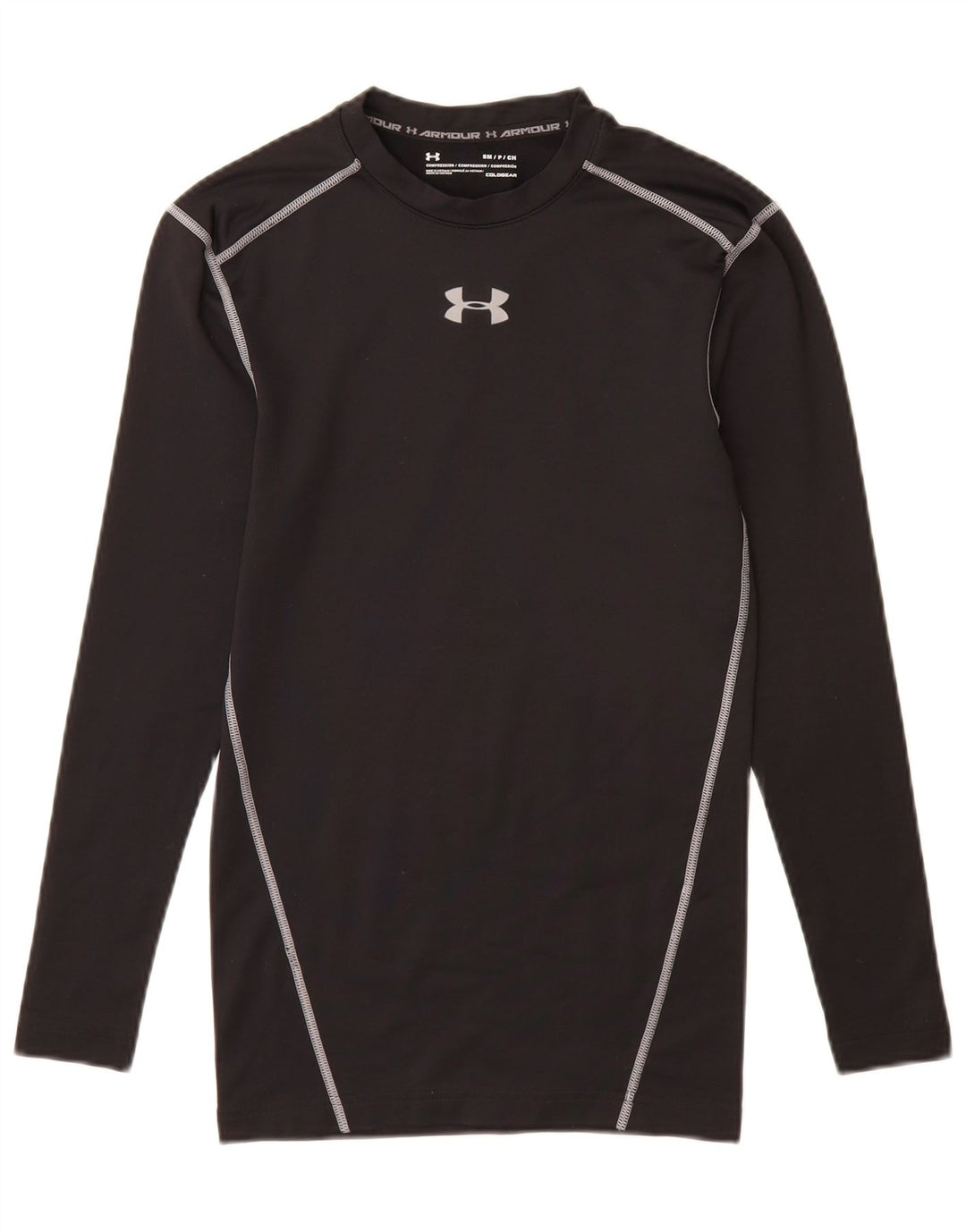 Męski top z długim rękawem UNDER ARMOUR Cold Gear, mały, czarny