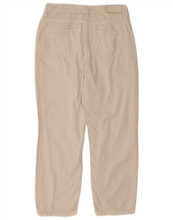 WHISTLES Damskie proste dżinsy W30 L26 Biała bawełna