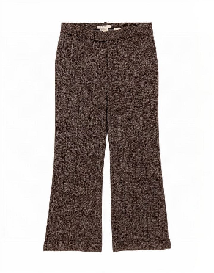 Spodnie damskie Zara Bootcut EU 40 Medium W30 L30 Szara jodełka