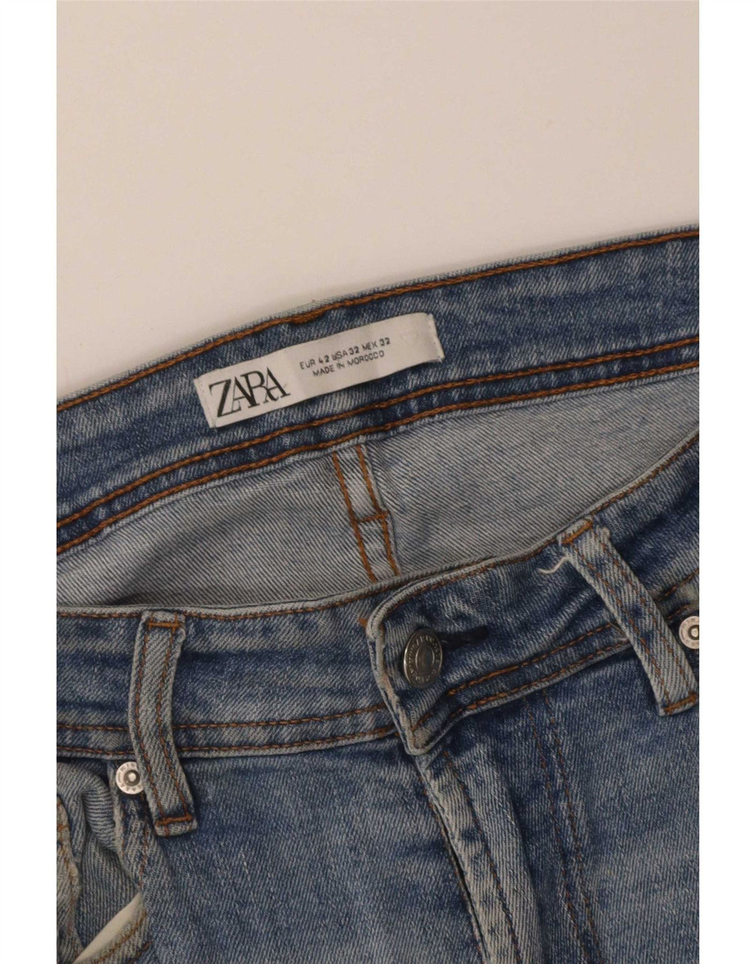 Męskie spodenki jeansowe Zara EU 42 Large W32 Blue