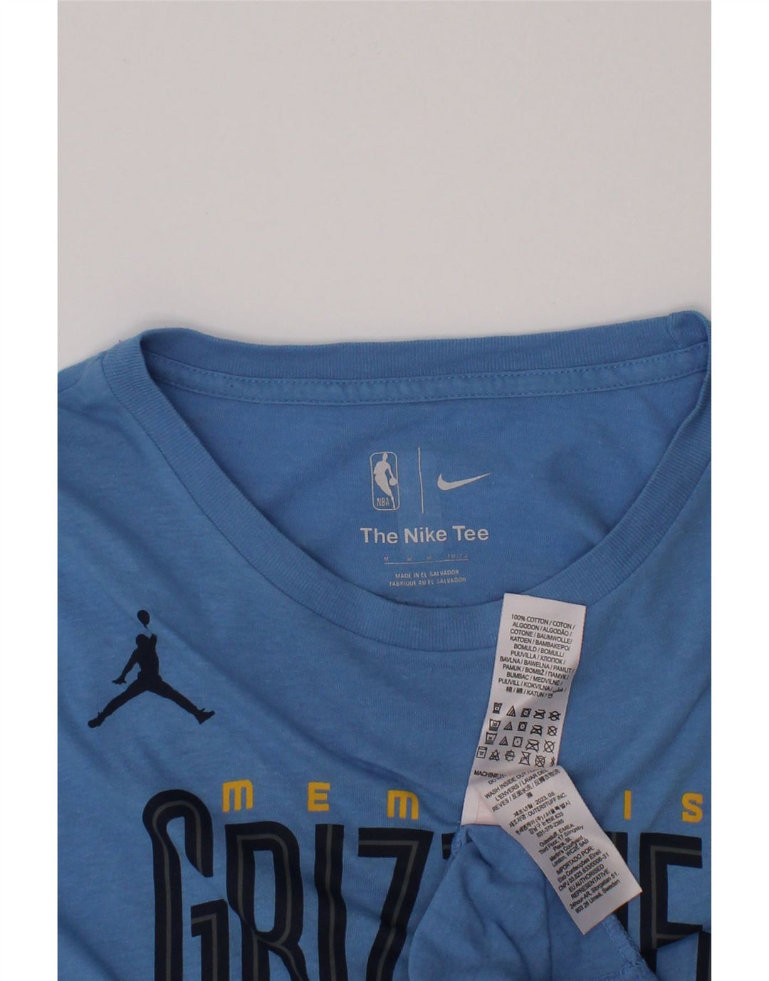 Chłopięcy T-shirt NIKE Memphis Grizzlies z grafiką, 10-11 lat, średni niebieski