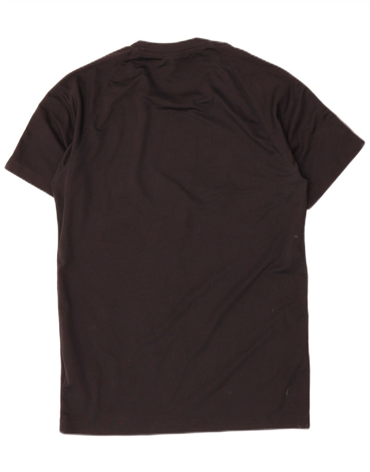 Adidas Męski T-shirt Top Mały Czarny Poliester