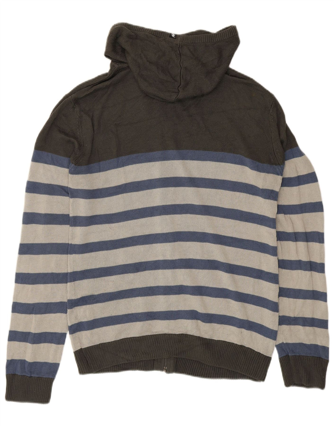 Męski sweter rozpinany Rip Curl z kapturem, w średnie szare paski