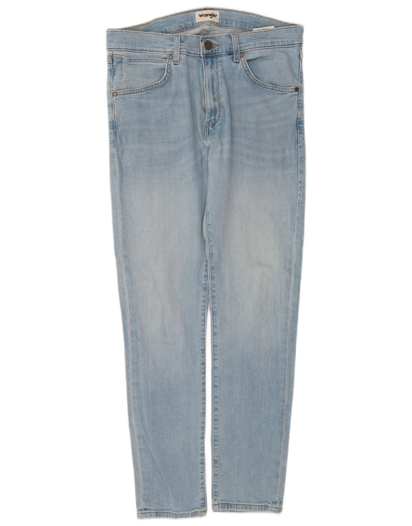 Wrangler Damskie Strangler Slim Jeans W33 L29 Niebieskie bawełniane