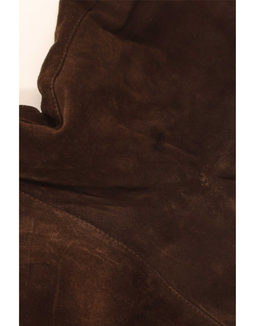 Vintage męska kurtka bomber Sherpa Suede UK 36 Small Brown