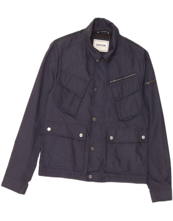 Kurtka męska GEOX RESPIRA UK 36, mała, granatowa, poliamid