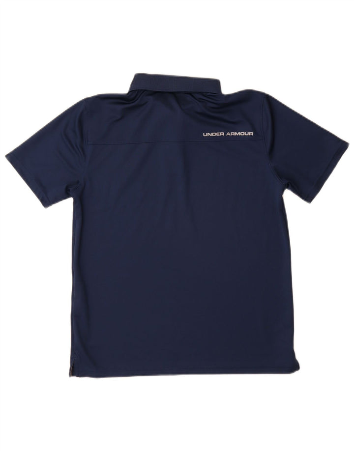 Chłopięca koszulka polo UNDER ARMOUR Heat Gear na 11-12 lat, kolor granatowy