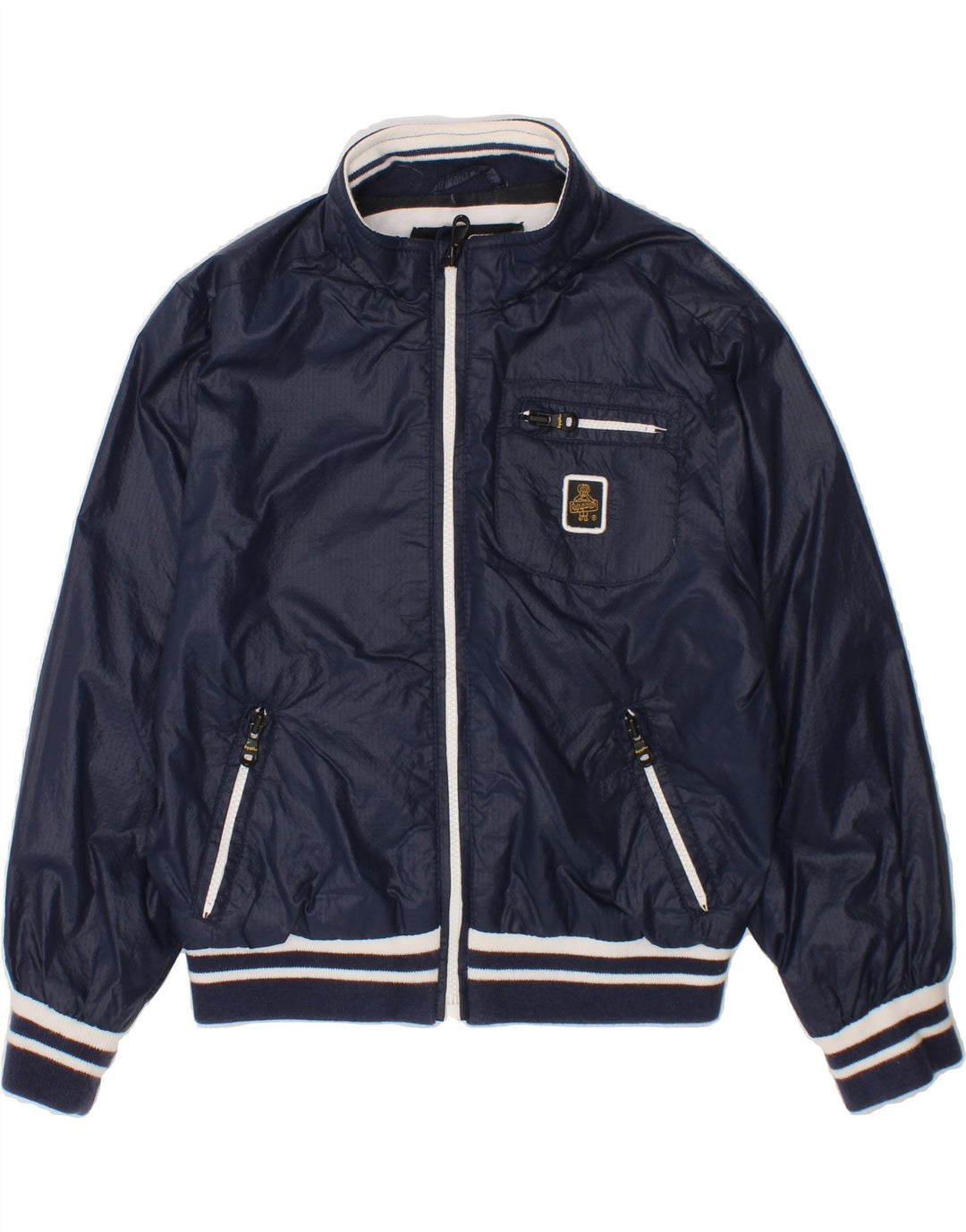 REFRIGIWEAR Boys Bomber Jacket 3-4 Years Navy Blue Polyamide Vintage Refrigiwear and Second-Hand Refrigiwear from Messina Hembry 
