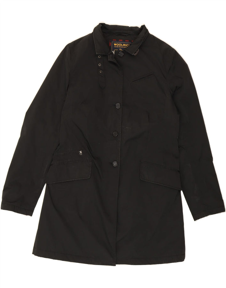 WOOLRICH Womens Padded Jacket UK 18 XL Black Polyester Vintage Woolrich and Second-Hand Woolrich from Messina Hembry 
