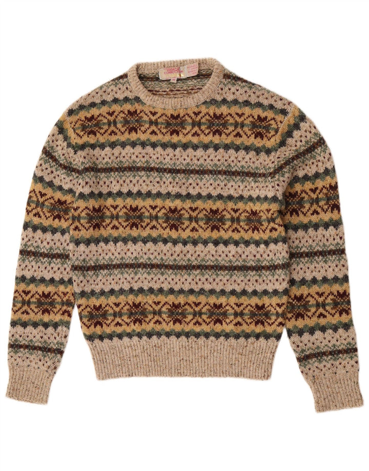 Damski sweter z okrągłym dekoltem French Connection UK 14 Średni Beż