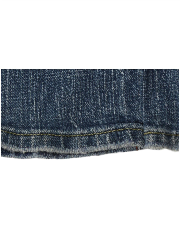 Damskie jeansy Levi's 524 Super Low Flared US 9 Medium W30 L31 Niebieska bawełna