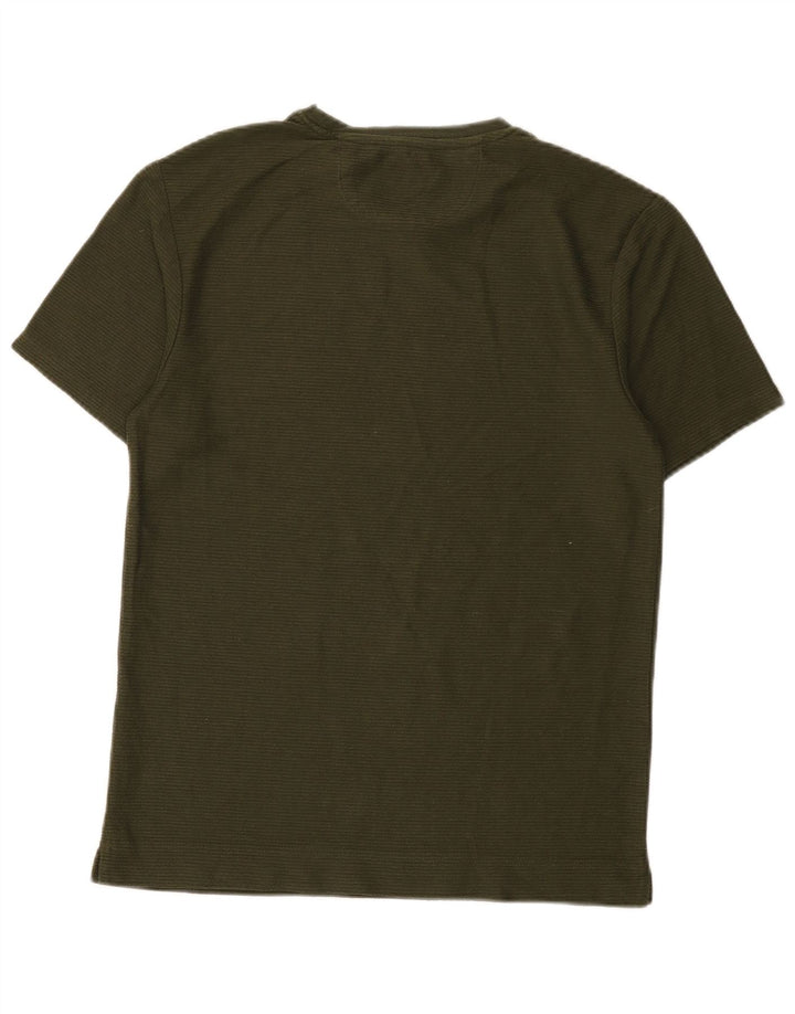 Męski T-shirt Zara, mały, zielony