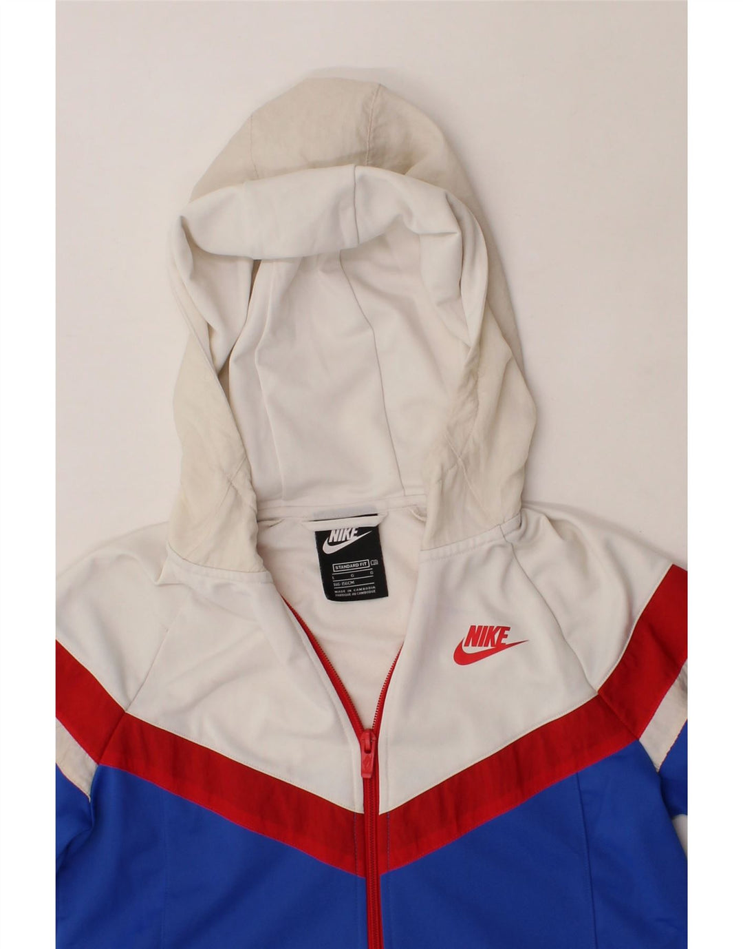 NIKE Girls Standard Tracksuit Top Jacket 12-13 Years Large  Blue Vintage Nike and Second-Hand Nike from Messina Hembry 