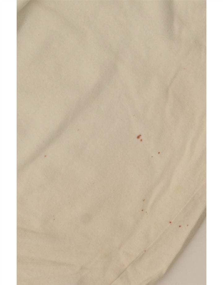 Męska koszulka Puma z grafiką, długim rękawem 2XL, biała, bawełniana z blokami kolorów
