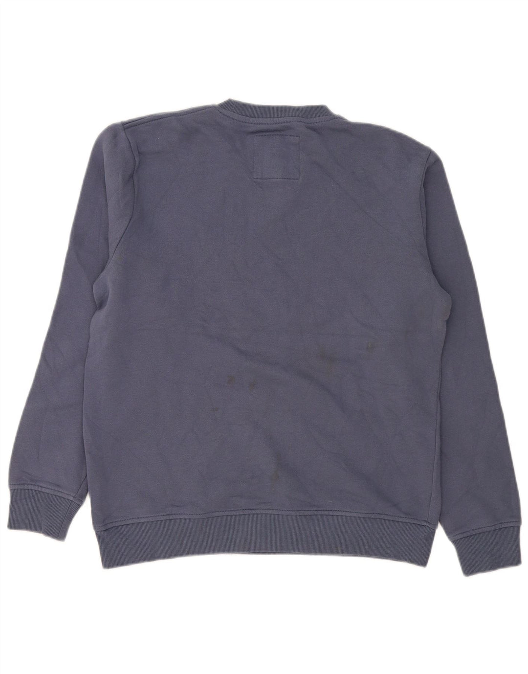 Crew Clothing Męska bluza sweterkowa Średni niebieski bawełniany