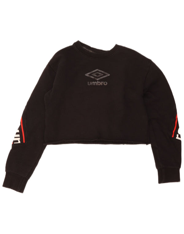 Damska bluza z krótkim rękawem Umbro, UK 14, średnia czarna