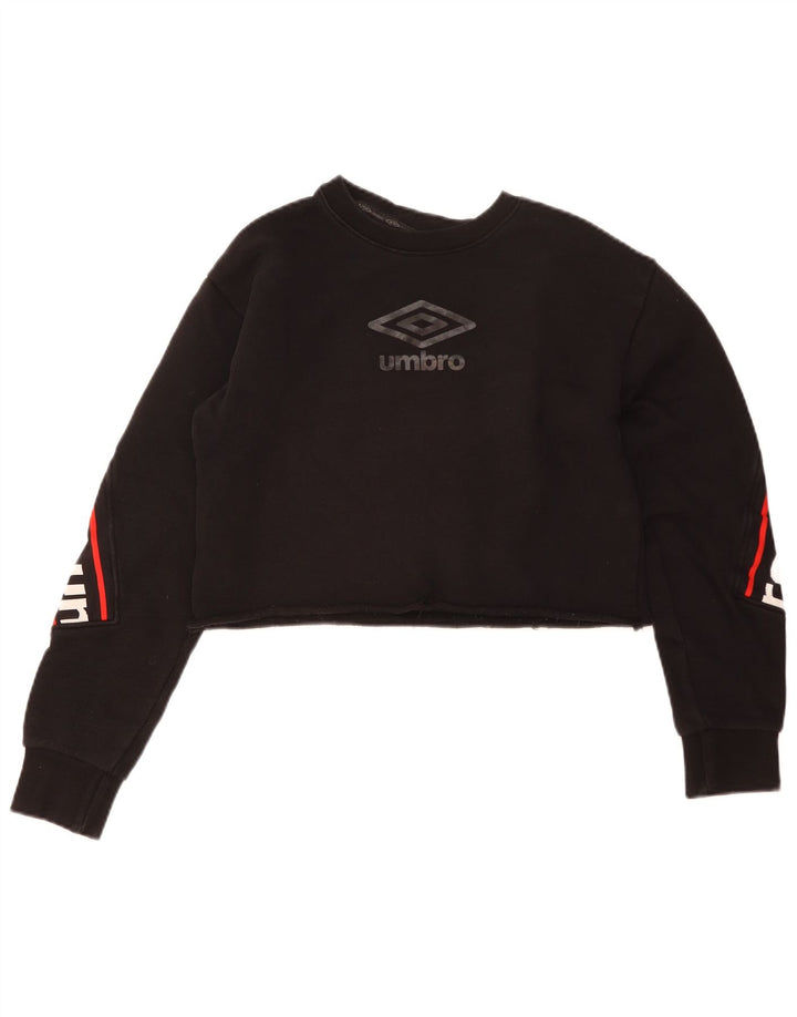Damska bluza z krótkim rękawem Umbro, UK 14, średnia czarna