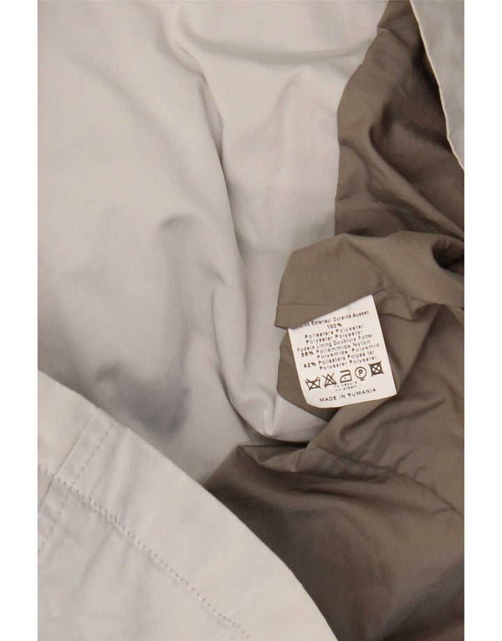 Krótki płaszcz damski Brema IT 48 XL, szary nylon