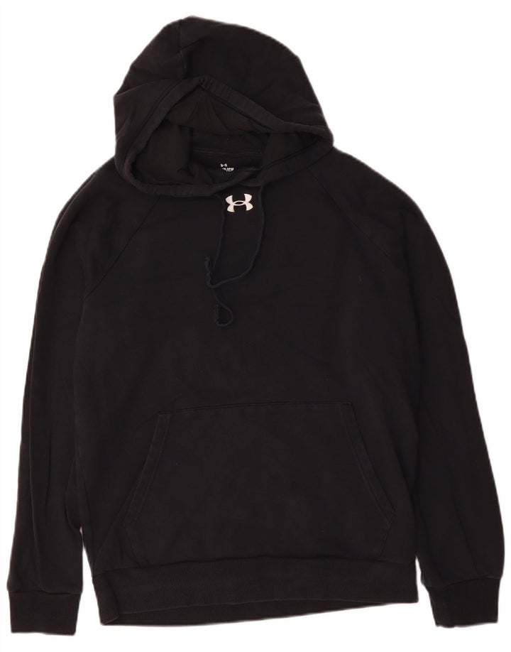 Męski sweter z kapturem Under Armour, mały, czarny, bawełniany