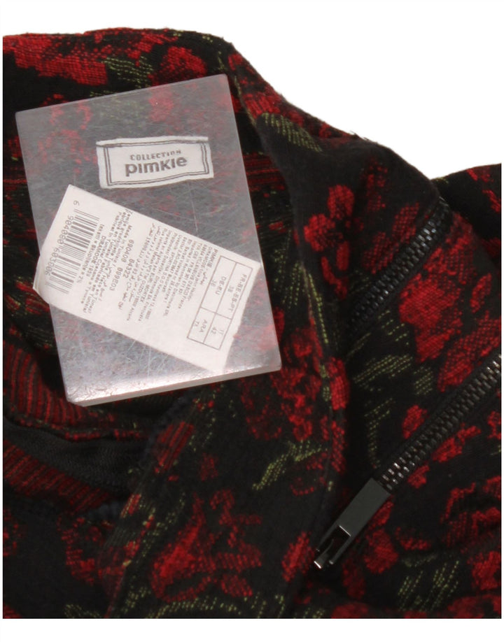 Damska mini spódniczka z wysokim stanem PIMKIE IT 42 Medium W26 Czerwona bawełniana w kwiaty