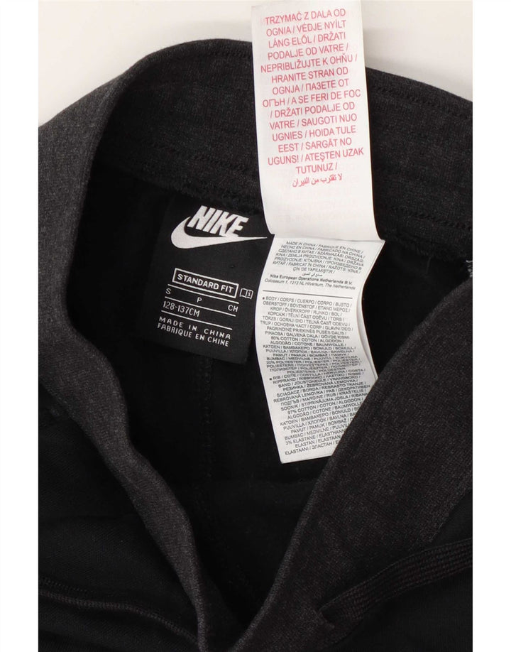 Chłopięce spodnie dresowe Nike z grafiką, 8-9 lat, małe, czarne