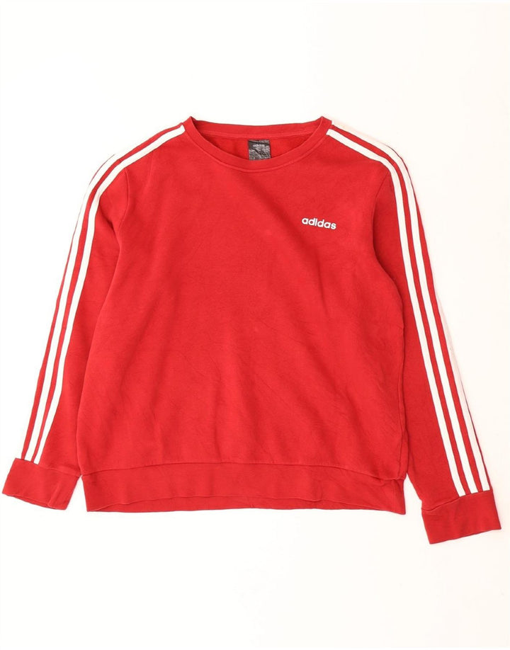Damska bluza dresowa ADIDAS UK 20/22 XL czerwona