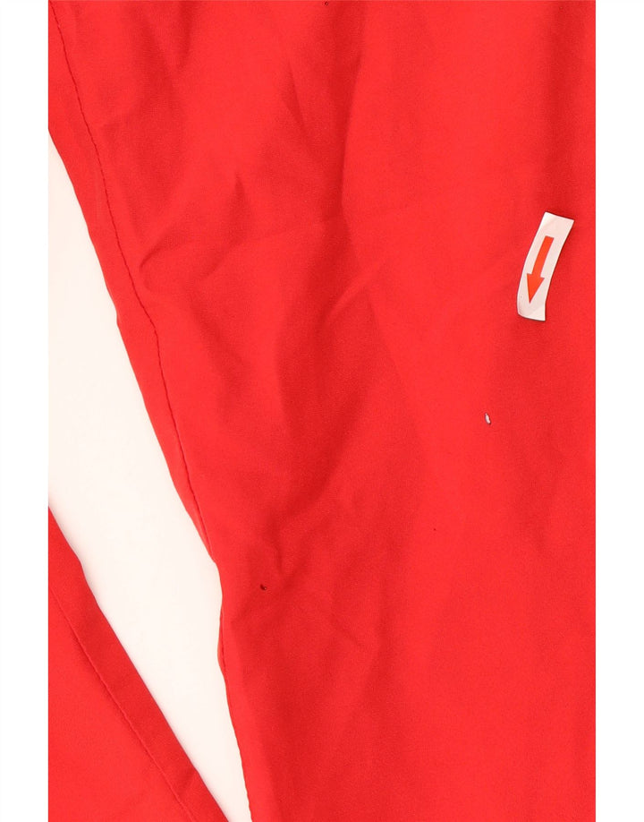 Męskie spodnie dresowe Adidas UK 44/46, duże, czerwone, poliestrowe