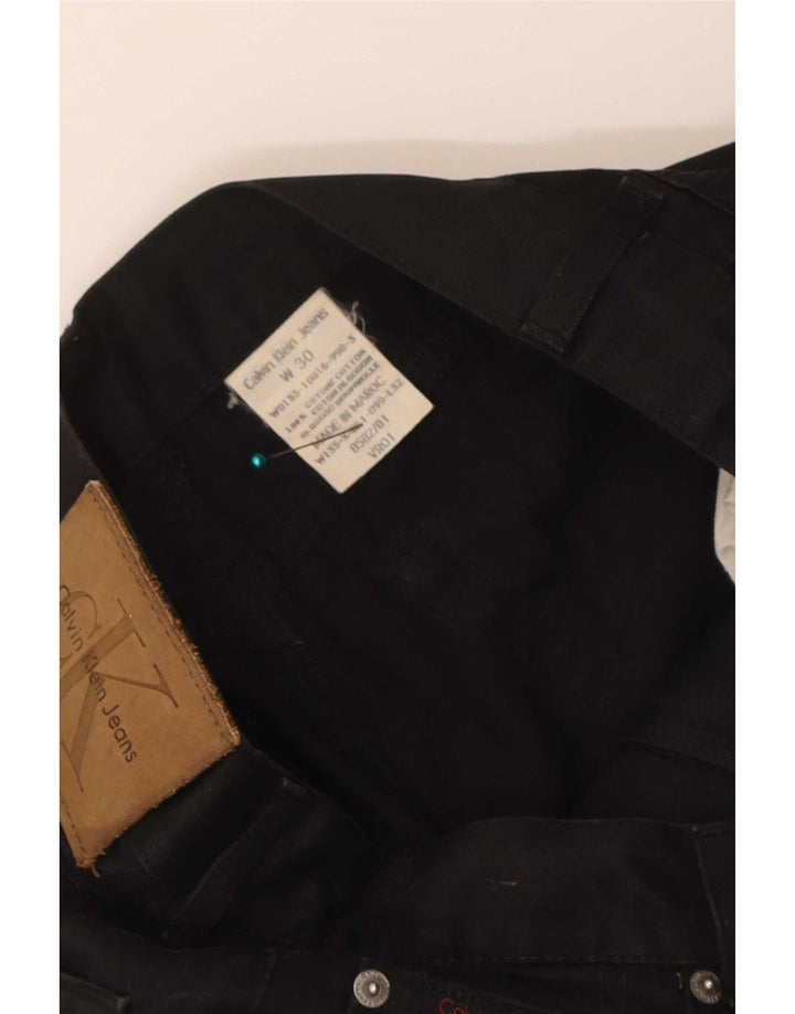 Męskie jeansy Calvin Klein W30 L32, czarne, bawełniane