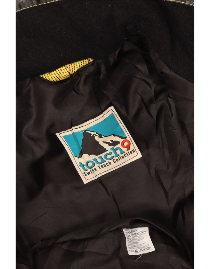 Damska kurtka wiatrówka VINTAGE UK 14, bawełna w kolorze średniożółtym