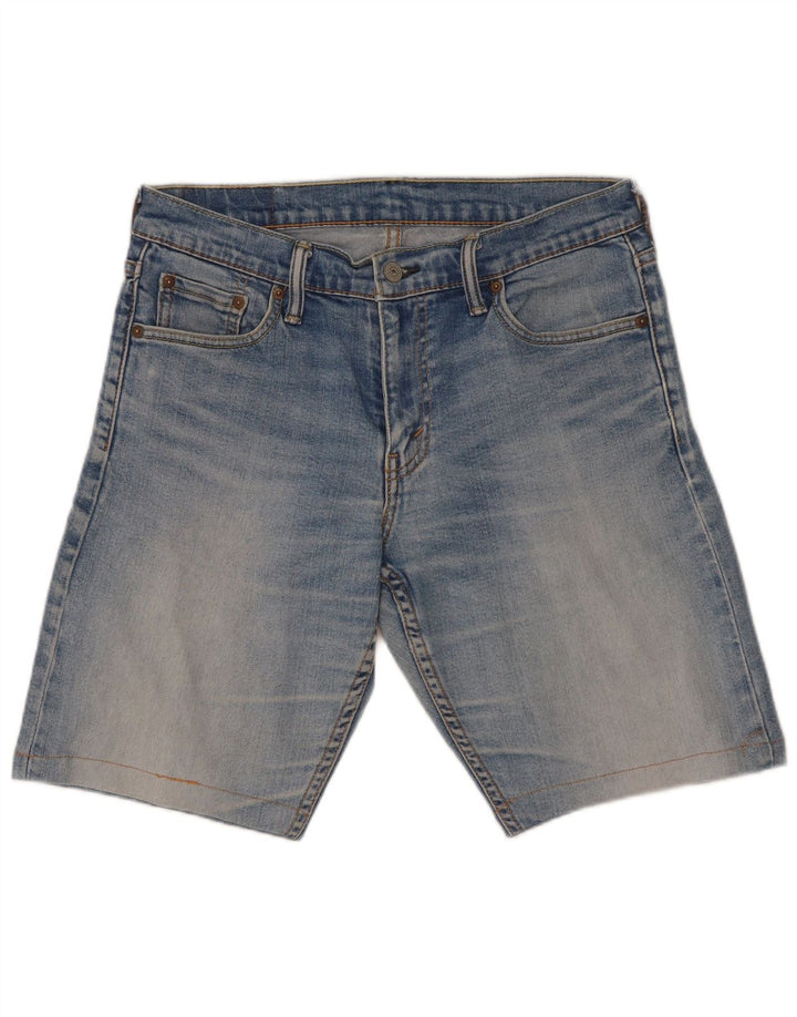 Męskie spodenki jeansowe Levi's 504 W30 średni niebieski