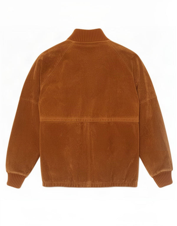 Vintage męska zamszowa kurtka Sherpa IT 54 2XL brązowa