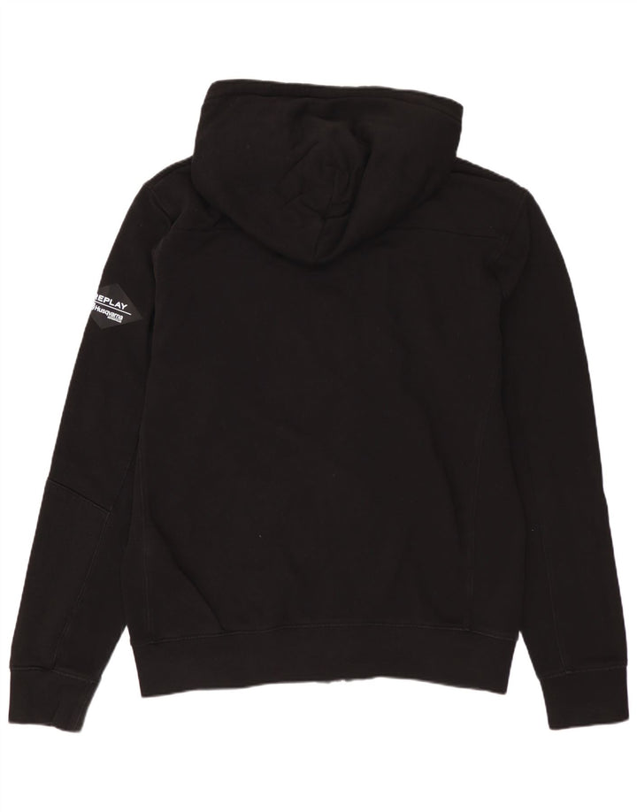 Męski sweter z kapturem i zamkiem błyskawicznym Husqvarna, średniej wielkości, bawełniany