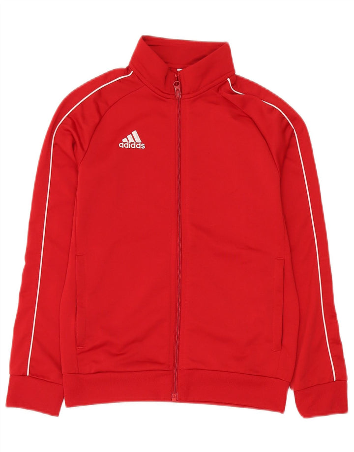 Chłopięca bluza dresowa Adidas 9-10 lat, czerwona, poliestrowa