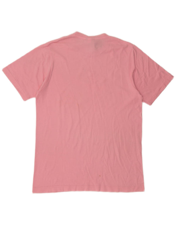 Męski T-shirt z grafiką Nike, średni, różowy, bawełniany