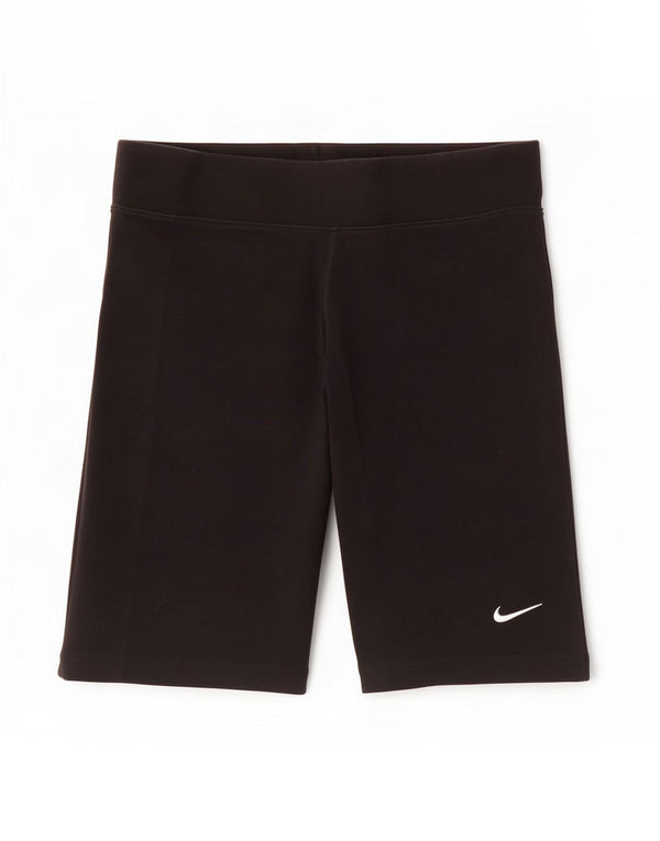 Damskie spodenki sportowe Nike UK 12, średnie czarne, bawełniane