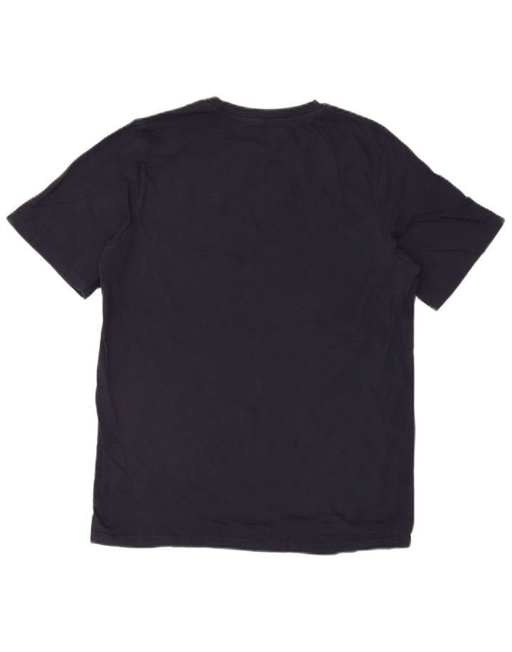 Męski T-shirt z grafiką Jack & Jones, średni granatowy