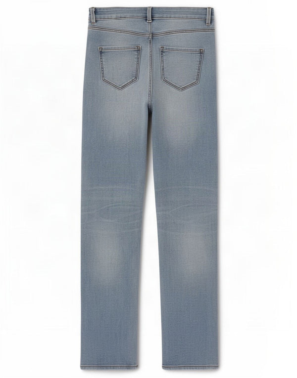 Marks & Spencer Damskie The Sophia Straight Jeans UK 10 Small W27 L27 Niebieskie