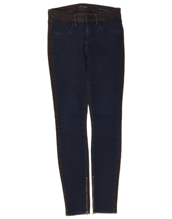 Guess Damskie Brittney Legging Skinny Jeans W28 L28 Granatowy Kolorblok