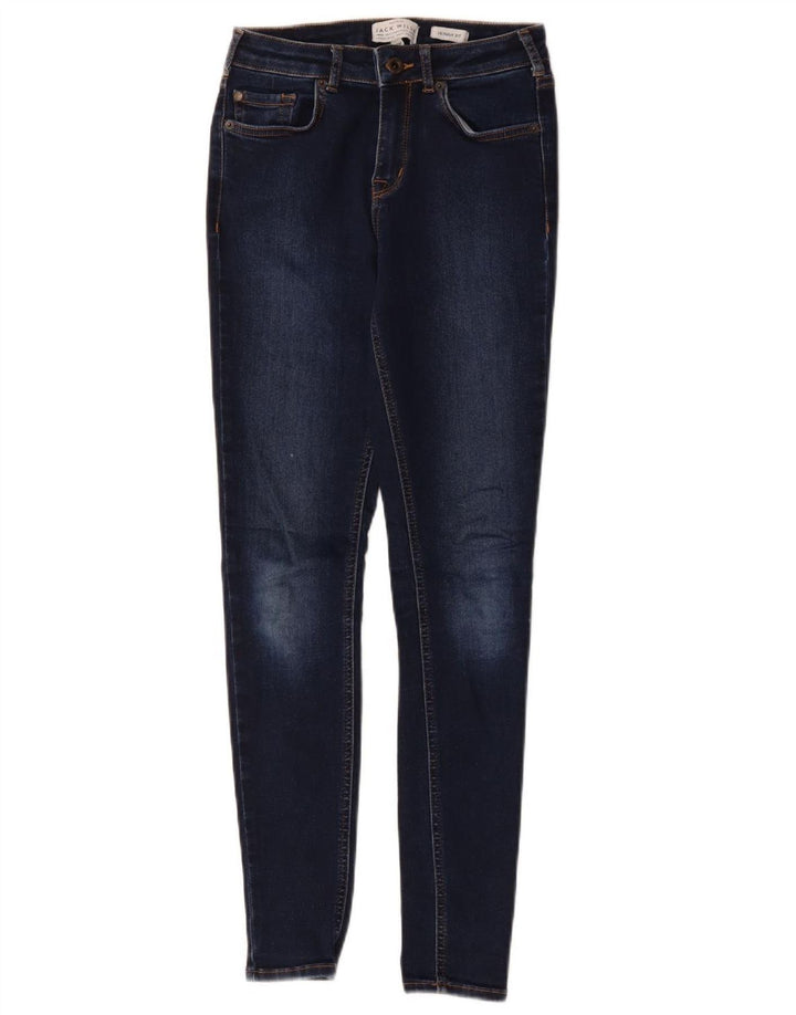 Damskie jeansy skinny Jack & Jones W26 L28 Granatowy poliester