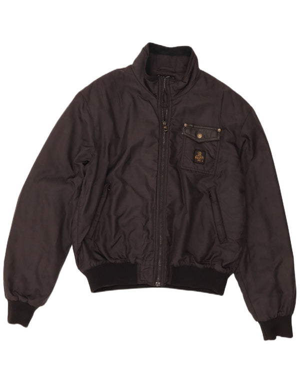 Męska kurtka bomberka Refrigiwear UK 42 XL, czarny poliamid