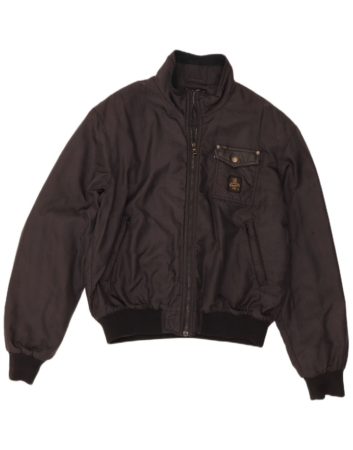 Męska kurtka bomberka Refrigiwear UK 42 XL, czarny poliamid