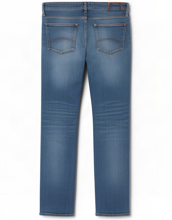 Proste dżinsy męskie Tommy Hilfiger W34 L32 niebieskie bawełniane