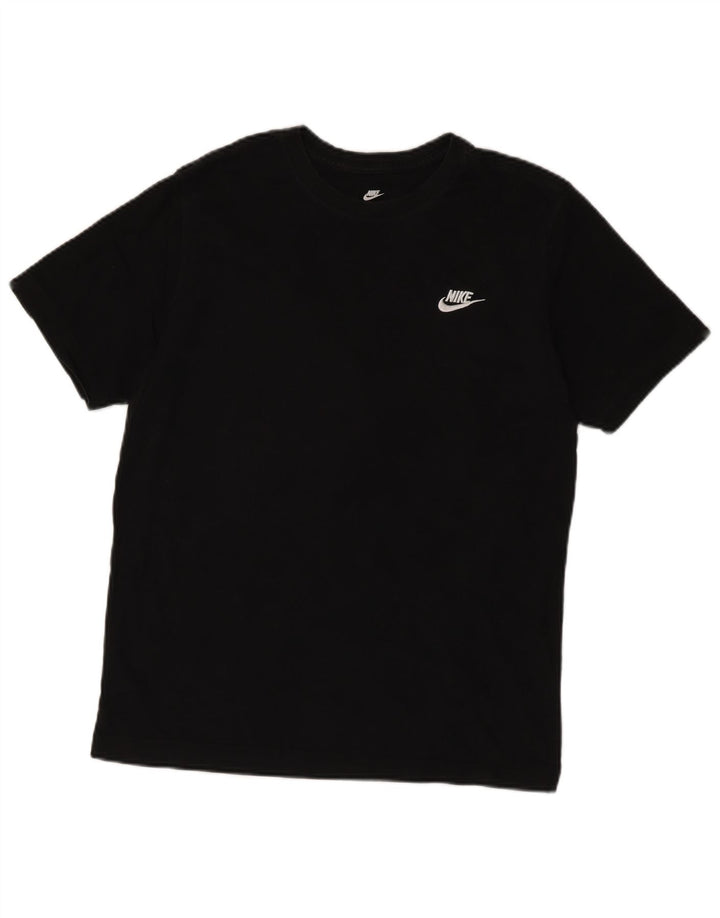 T-shirt męski Nike, średni czarny, bawełniany