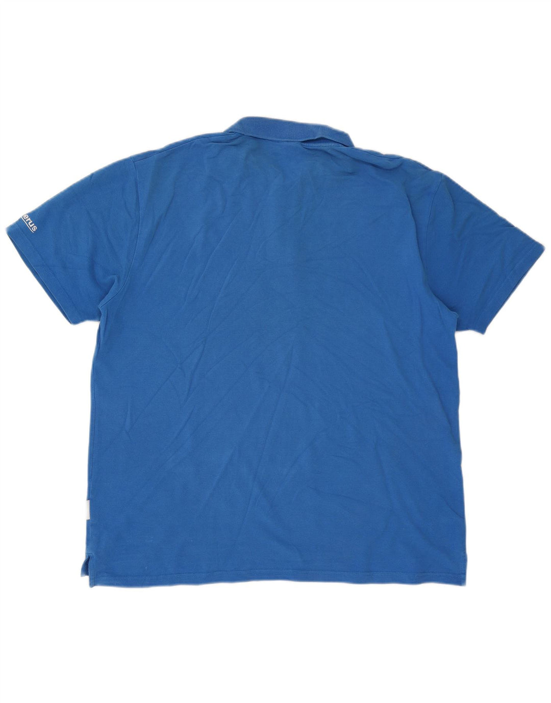 Koszulka polo męska Adidas 2XL, niebieska, bawełna
